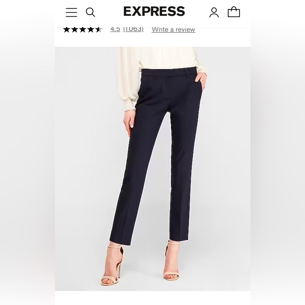 Navy Blue Dress Pants from Express